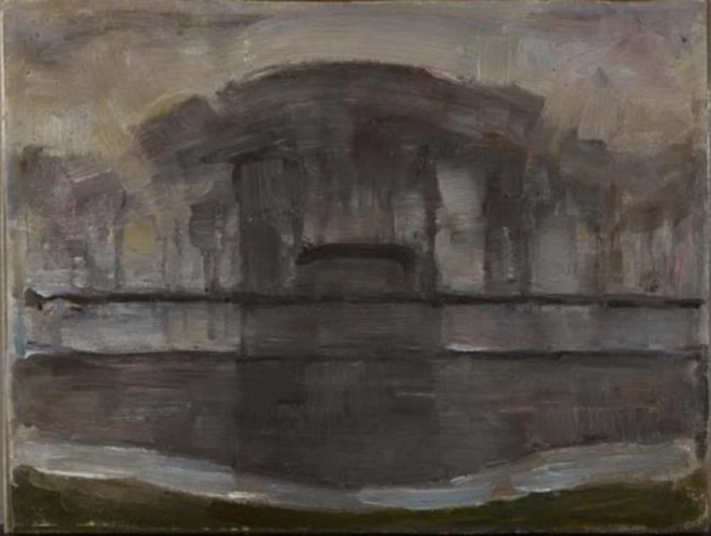 Fattoria Geinrust nella nebbia - Kunstmuseum Den Haag